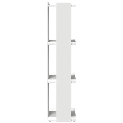 vidaXL Bibliothèque à 3 étagères Blanc 60x30x120 cm Bois d'ingénierie