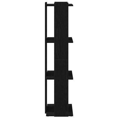 vidaXL Bücherregal 3 Böden Schwarz 60x30x120 cm Holzwerkstoff