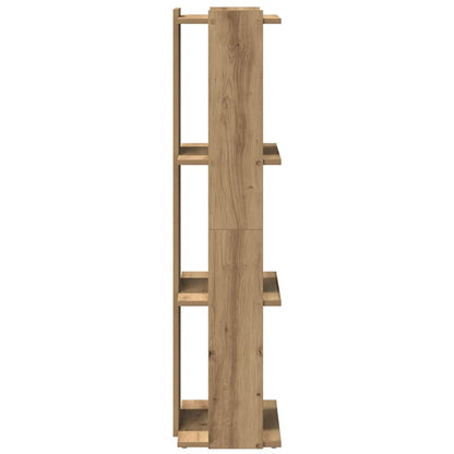 vidaXL Bücherregal 3 Böden Artisan-Eiche 60x30x120 cm Holzwerkstoff