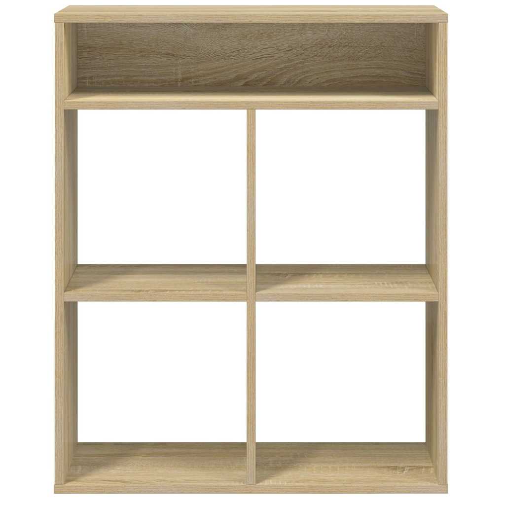 vidaXL Bibliothèque chêne sonoma 66x31x80 cm bois d'ingénierie