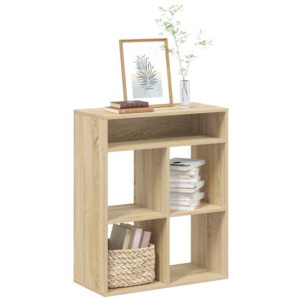 Bücherregal Sonoma-Eiche 66x31x80 cm Holzwerkstoff