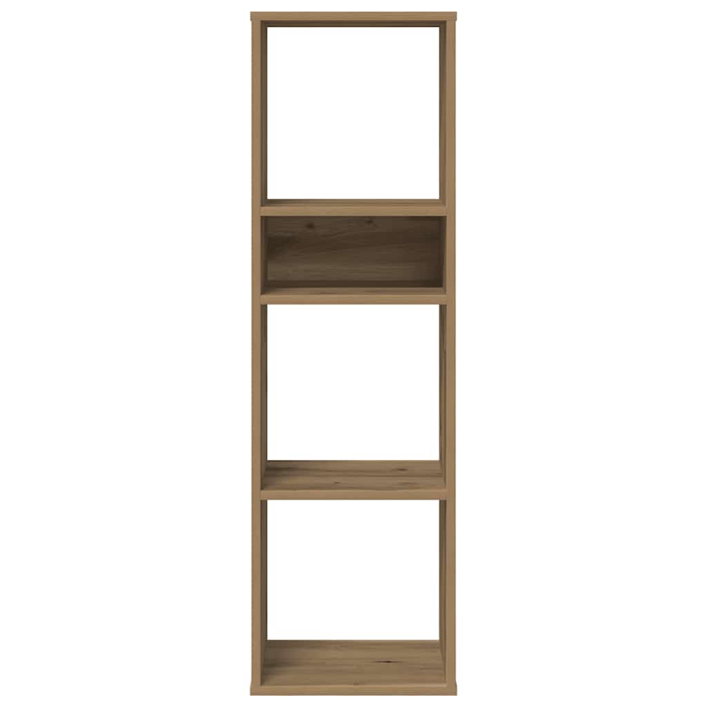 vidaXL Bücherregal Artisan-Eiche 34x31x112 cm Holzwerkstoff