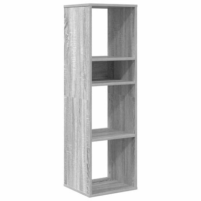 vidaXL Bücherregal Grau Sonoma 34x31x112 cm Holzwerkstoff