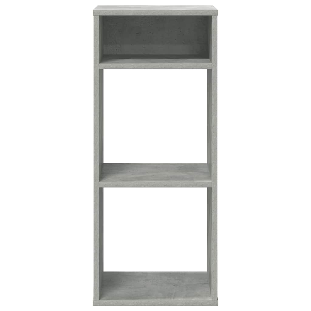 vidaXL Bücherregal Betongrau 34x31x80 cm Holzwerkstoff