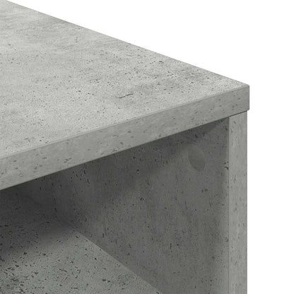 vidaXL Bücherregal Betongrau 34x31x80 cm Holzwerkstoff