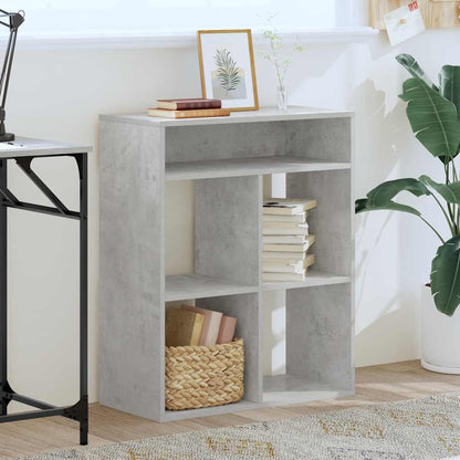 vidaXL Bücherregal Betongrau 66x31x80 cm Holzwerkstoff