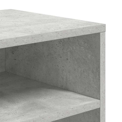 vidaXL Bücherregal Betongrau 66x31x80 cm Holzwerkstoff