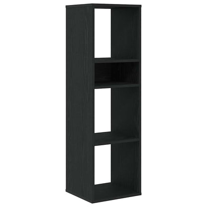 vidaXL Bücherregal Schwarz 34x31x112 cm Holzwerkstoff