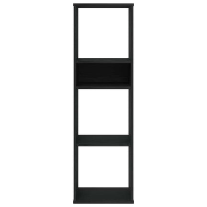 vidaXL Bücherregal Schwarz 34x31x112 cm Holzwerkstoff