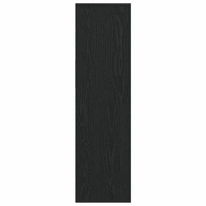vidaXL Bücherregal Schwarz 34x31x112 cm Holzwerkstoff