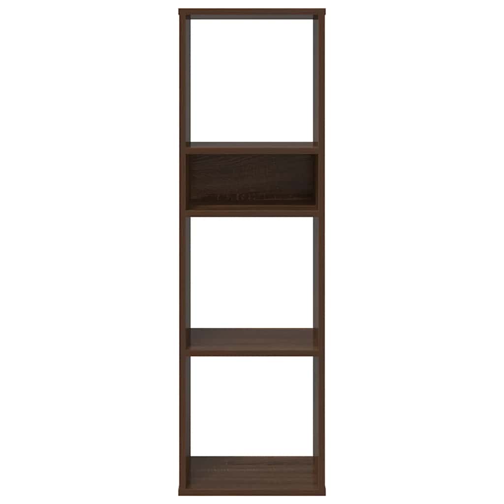 vidaXL Bücherregal Braun Eichen-Optik 34x31x112 cm Holzwerkstoff