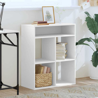 vidaXL Bibliothèque blanche 66x31x80 cm en bois d'ingénierie