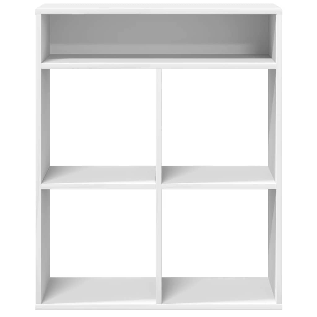 vidaXL Bibliothèque blanche 66x31x80 cm en bois d'ingénierie