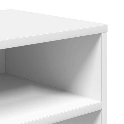 vidaXL Bibliothèque blanche 66x31x80 cm en bois d'ingénierie