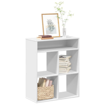 vidaXL Bibliothèque blanche 66x31x80 cm en bois d'ingénierie