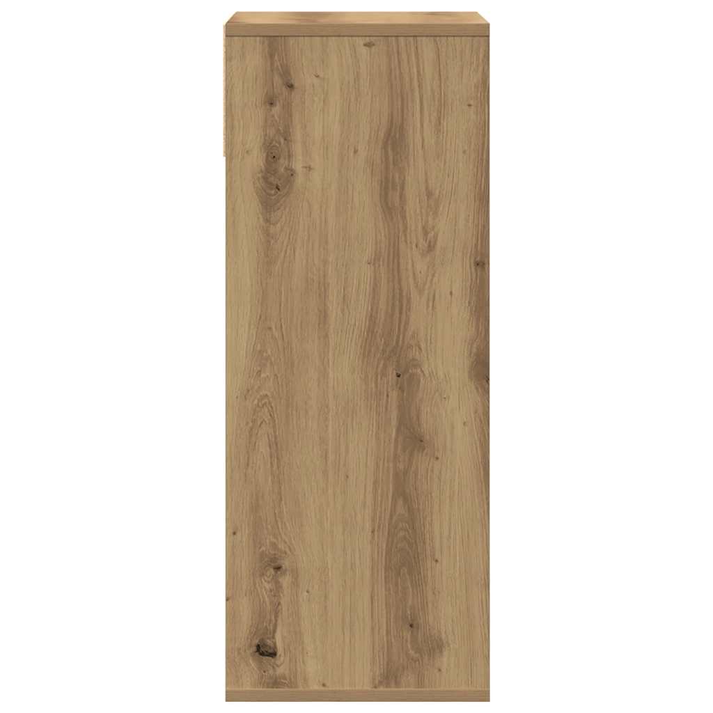 vidaXL Bibliothèque chêne artisan 34x31x80 cm bois d'ingénierie