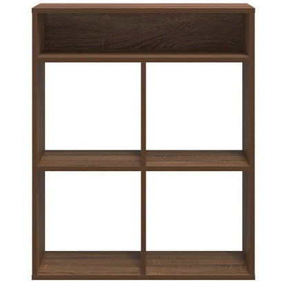 vidaXL Étagère à livres aspect chêne marron 66x31x80 cm en bois d'ingénierie