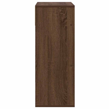 vidaXL Étagère à livres aspect chêne marron 66x31x80 cm en bois d'ingénierie