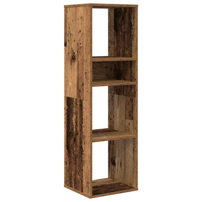 vidaXL Bücherregal Altholz-Optik 34x31x112 cm Holzwerkstoff