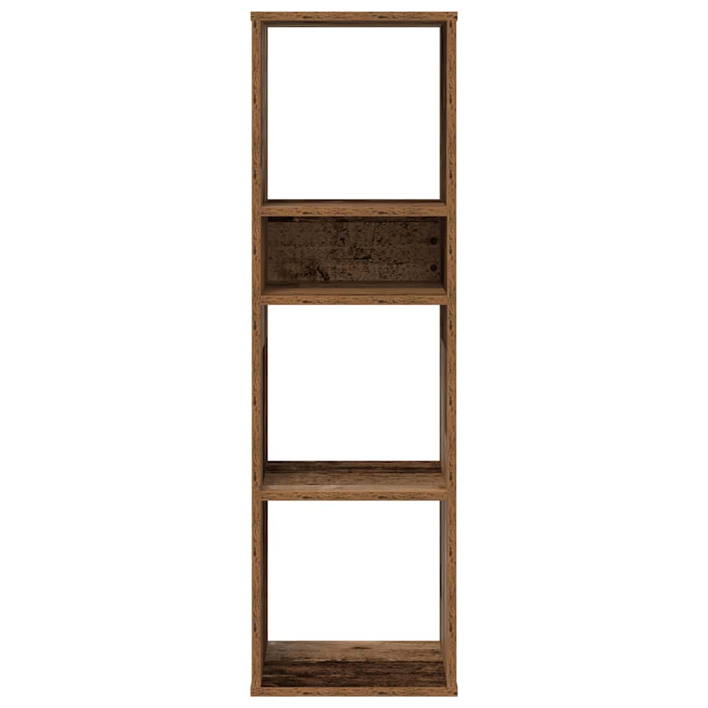 vidaXL Bücherregal Altholz-Optik 34x31x112 cm Holzwerkstoff
