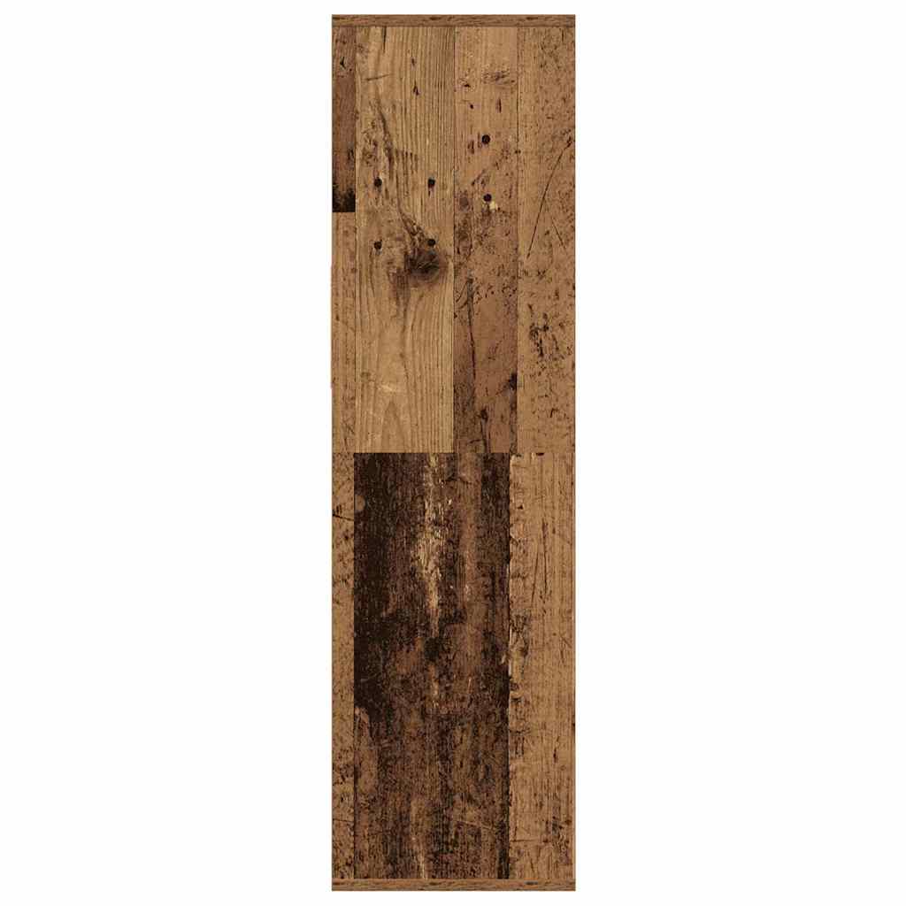 vidaXL Bücherregal Altholz-Optik 34x31x112 cm Holzwerkstoff