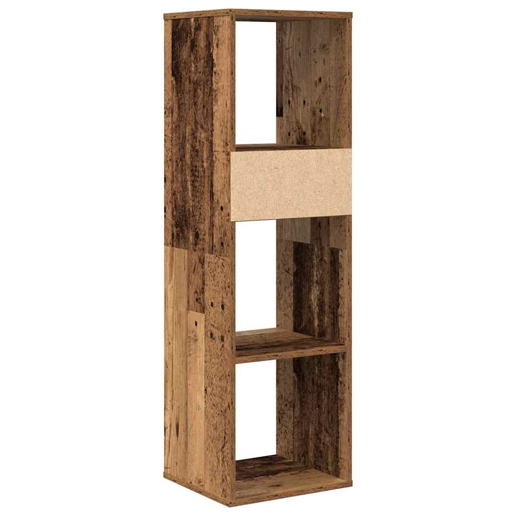 vidaXL Bücherregal Altholz-Optik 34x31x112 cm Holzwerkstoff