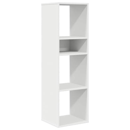 vidaXL Étagère à livres blanche 34x31x112 cm en bois d'ingénierie