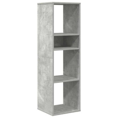 vidaXL Bücherregal Betongrau 34x31x112 cm Holzwerkstoff