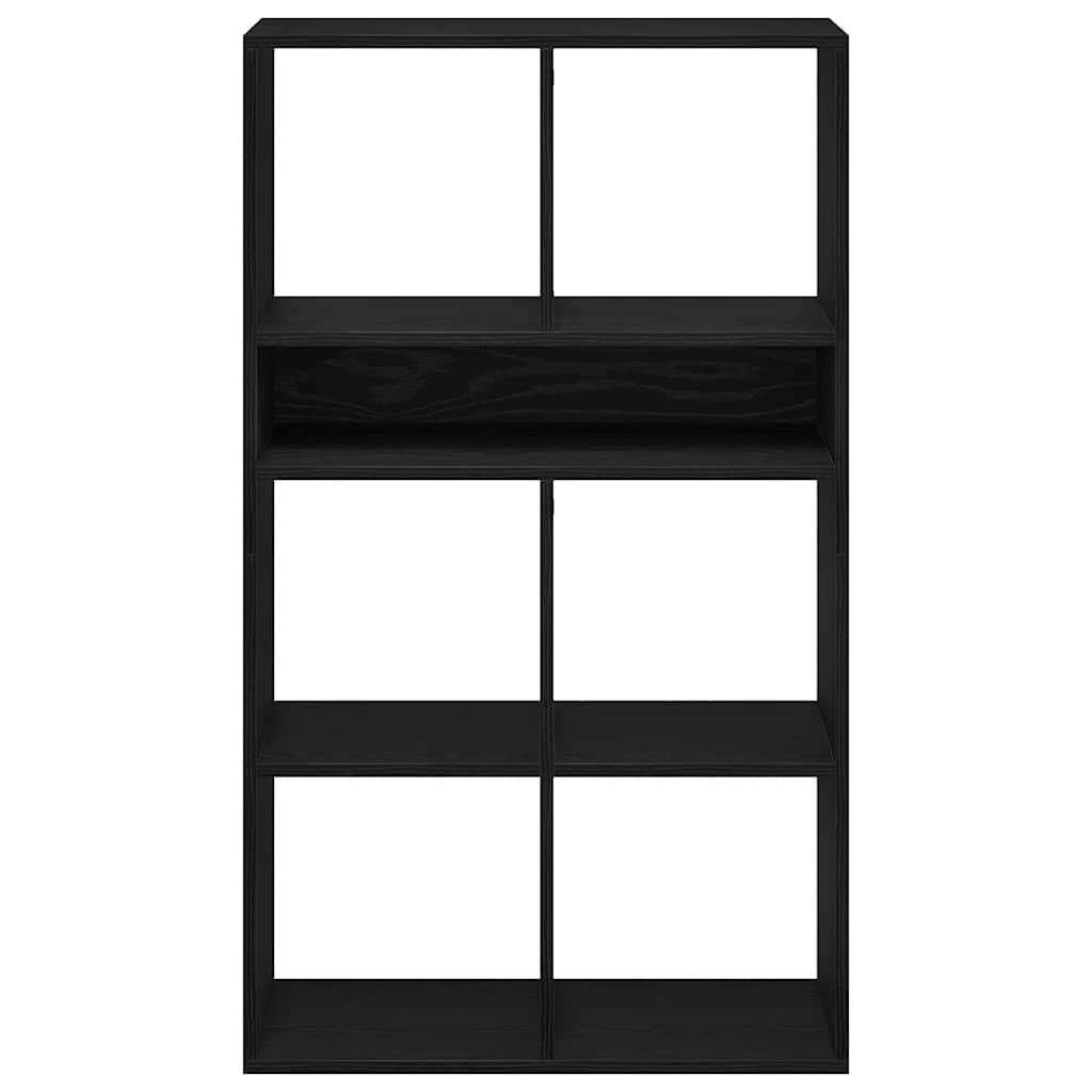 vidaXL Bibliothèque noire 66x31x112 cm en bois d'ingénierie