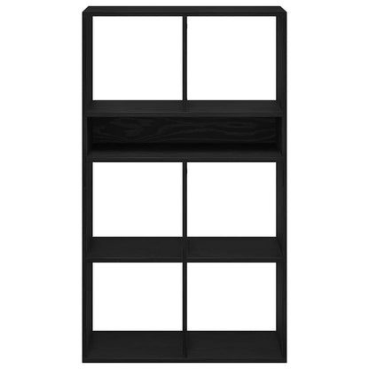 vidaXL Bibliothèque noire 66x31x112 cm en bois d'ingénierie