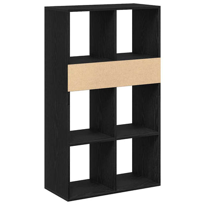 vidaXL Bibliothèque noire 66x31x112 cm en bois d'ingénierie