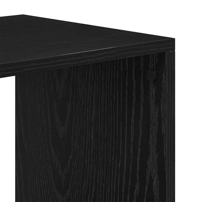 vidaXL Bibliothèque noire 66x31x112 cm en bois d'ingénierie