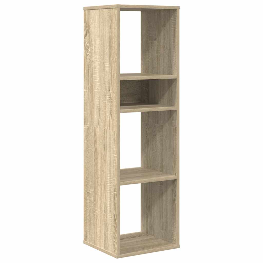 vidaXL Bücherregal Sonoma-Eiche 34x31x112 cm Holzwerkstoff