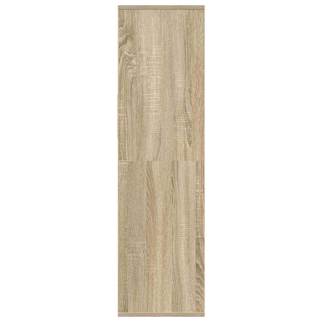 vidaXL Bücherregal Sonoma-Eiche 34x31x112 cm Holzwerkstoff