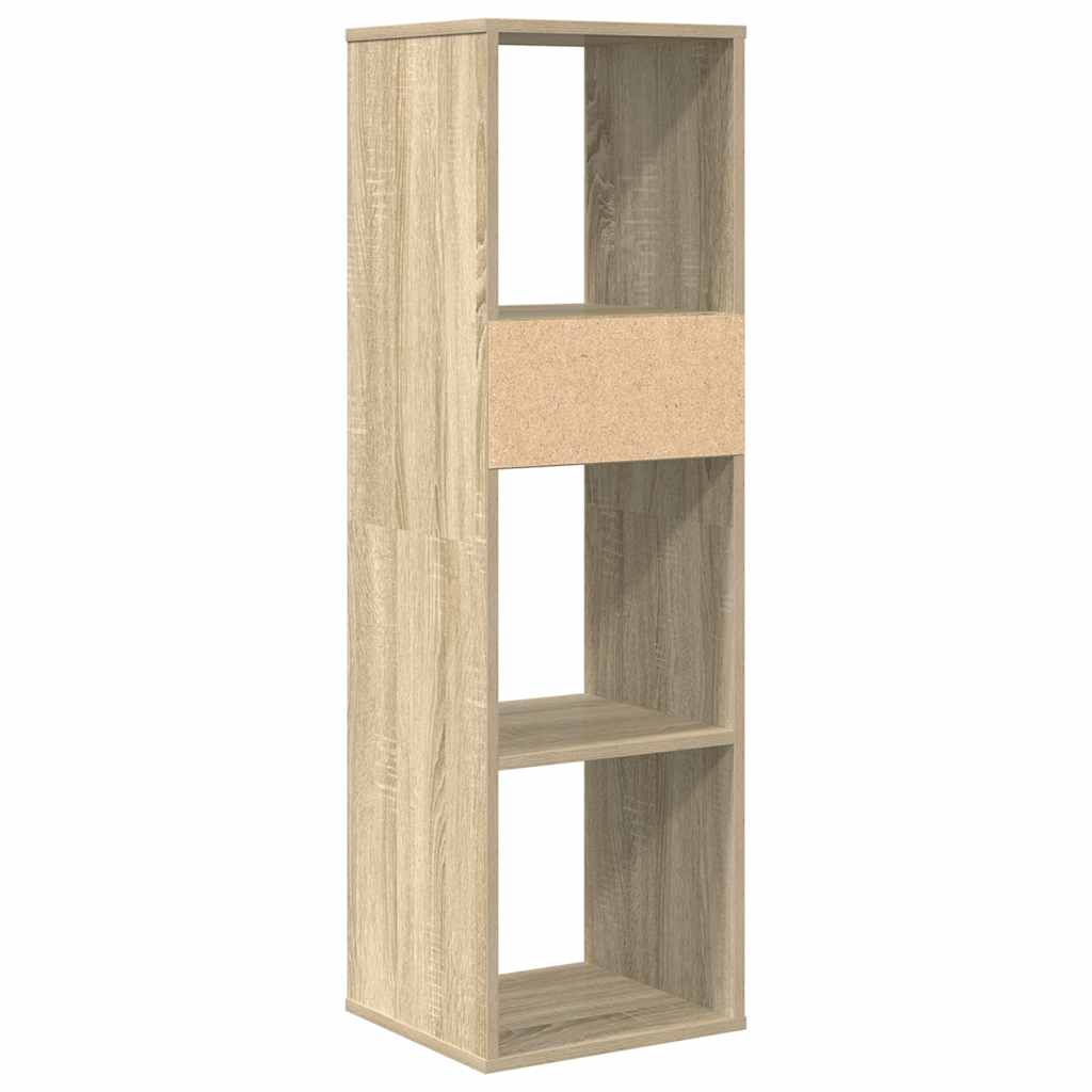 vidaXL Bücherregal Sonoma-Eiche 34x31x112 cm Holzwerkstoff