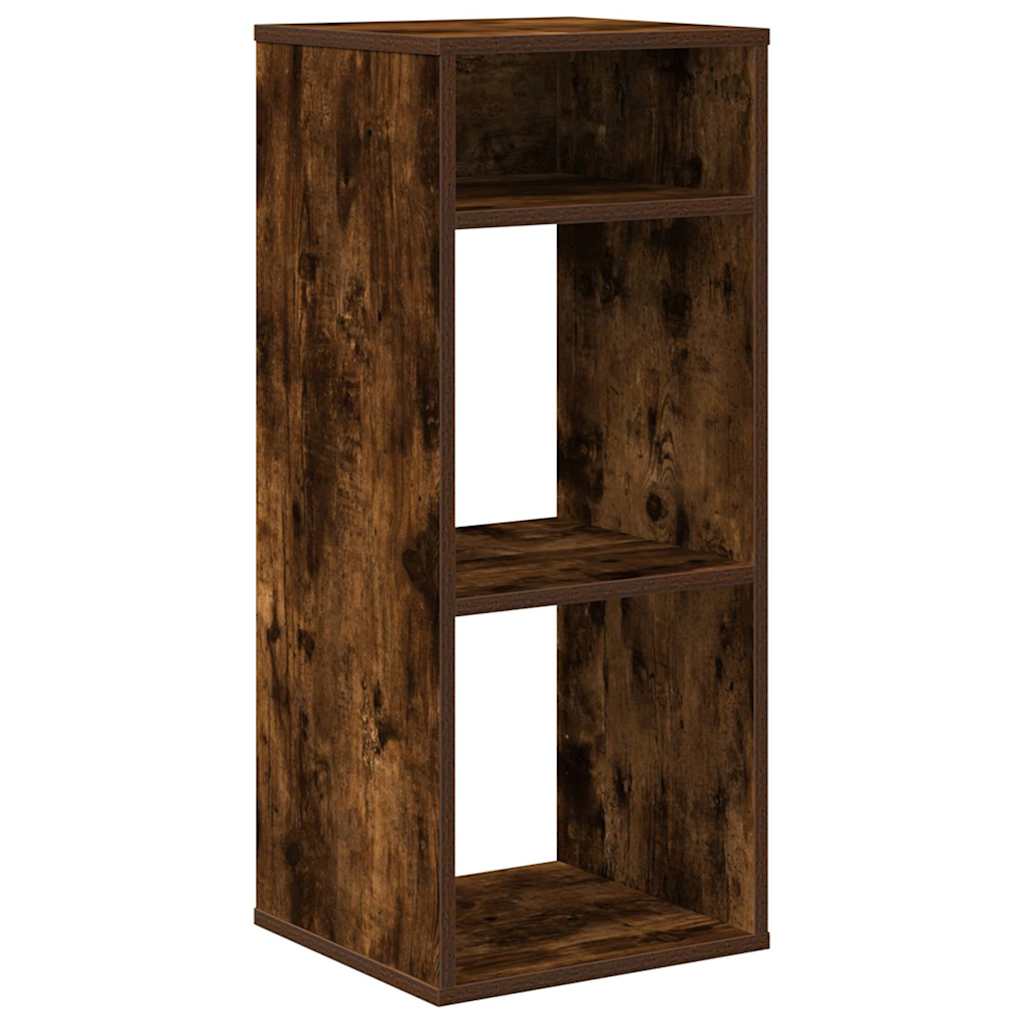 vidaXL Bibliothèque chêne fumé 34x31x80 cm Bois d'ingénierie