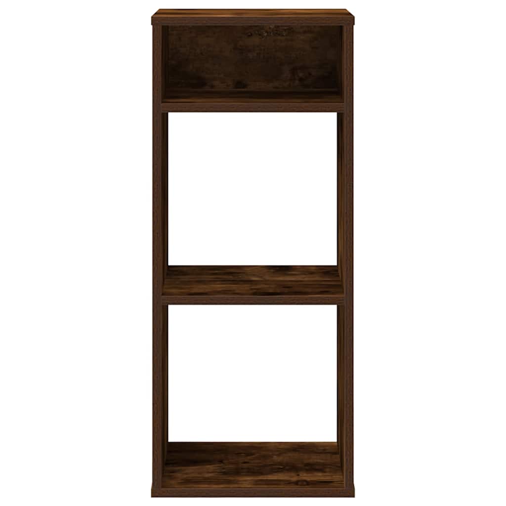 vidaXL Bibliothèque chêne fumé 34x31x80 cm Bois d'ingénierie
