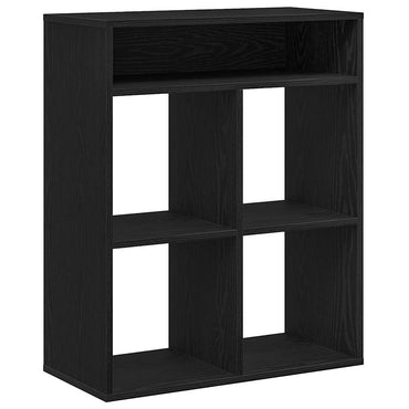 vidaXL Bibliothèque noire 66x31x80 cm en bois d'ingénierie
