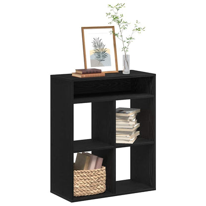 vidaXL Bibliothèque noire 66x31x80 cm en bois d'ingénierie