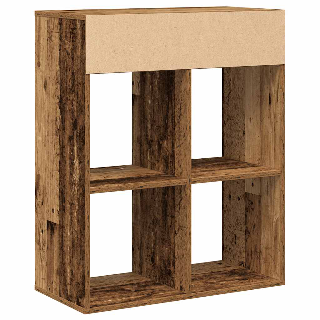 vidaXL Bibliothèque aspect bois de récupération 66x31x80 cm Bois d'ingénierie
