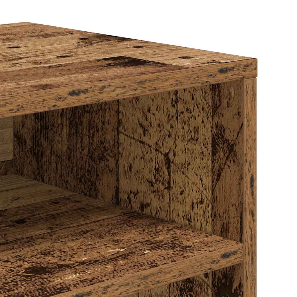 vidaXL Bibliothèque aspect bois de récupération 66x31x80 cm Bois d'ingénierie
