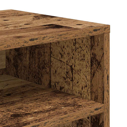 vidaXL Bibliothèque aspect bois de récupération 66x31x80 cm Bois d'ingénierie