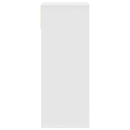 vidaXL Bibliothèque Blanc 34x31x80 cm Bois d'ingénierie