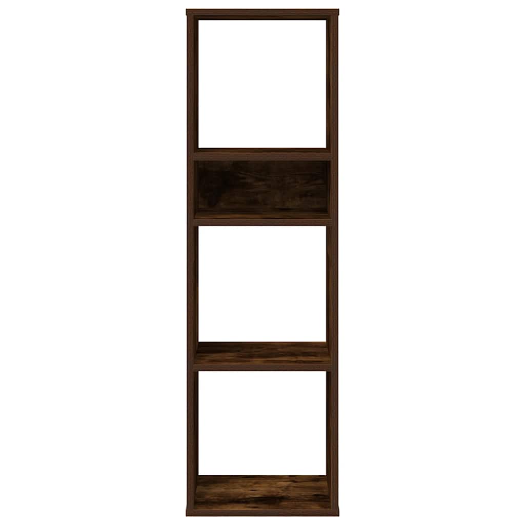 vidaXL Bücherregal Räuchereiche 34x31x112 cm Holzwerkstoff