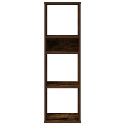 vidaXL Bücherregal Räuchereiche 34x31x112 cm Holzwerkstoff