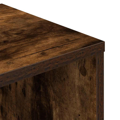 vidaXL Bücherregal Räuchereiche 34x31x112 cm Holzwerkstoff