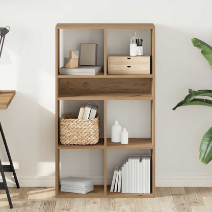 vidaXL Bücherregal Artisan-Eiche 66x31x112 cm Holzwerkstoff