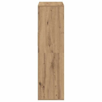 vidaXL Bücherregal Artisan-Eiche 66x31x112 cm Holzwerkstoff