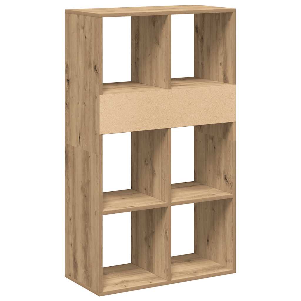 vidaXL Bücherregal Artisan-Eiche 66x31x112 cm Holzwerkstoff