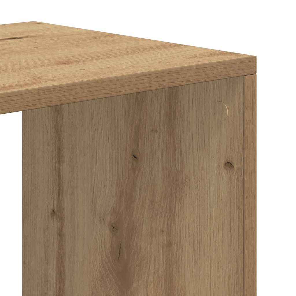 vidaXL Bücherregal Artisan-Eiche 66x31x112 cm Holzwerkstoff